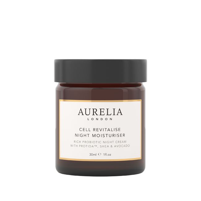 Aurelia London's 30 ml Cell Revitalise anti-aging night moisturizer Natural face cream