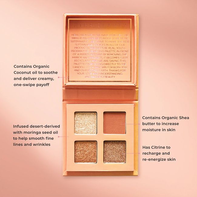 Athr Beauty's Mini Citrine Crystal Quad Eye palette Pack