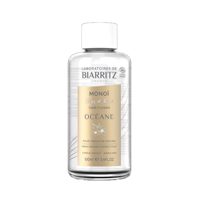 Laboratoires de Biarritz monoî oil certified organic tiaré flower Océane