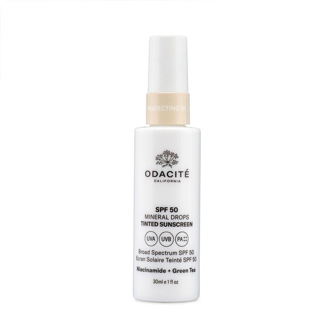 Odacite mineral Drops tinted sunscreen 01