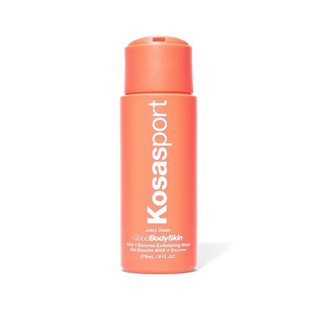 Kosas' Good Body Skin Juicy Clean Exfoliating shower gel