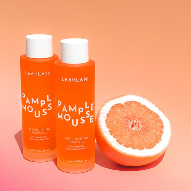 Huile corporelle Pamplemousse Leahlani packaging