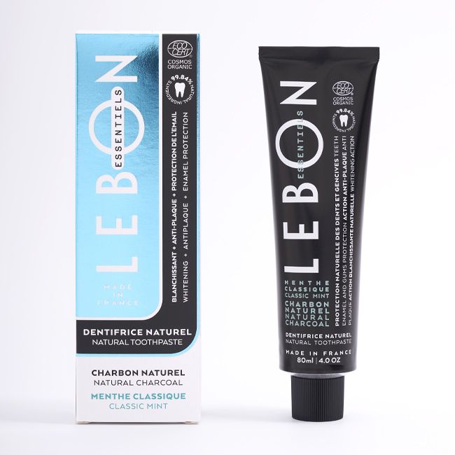 Dentifrice Essentiel menthe et charbon Lebon pack