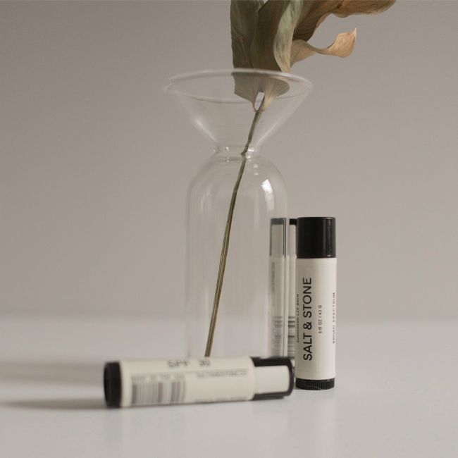 Salt & Stone's Lip Balm spf 30 lifestyle