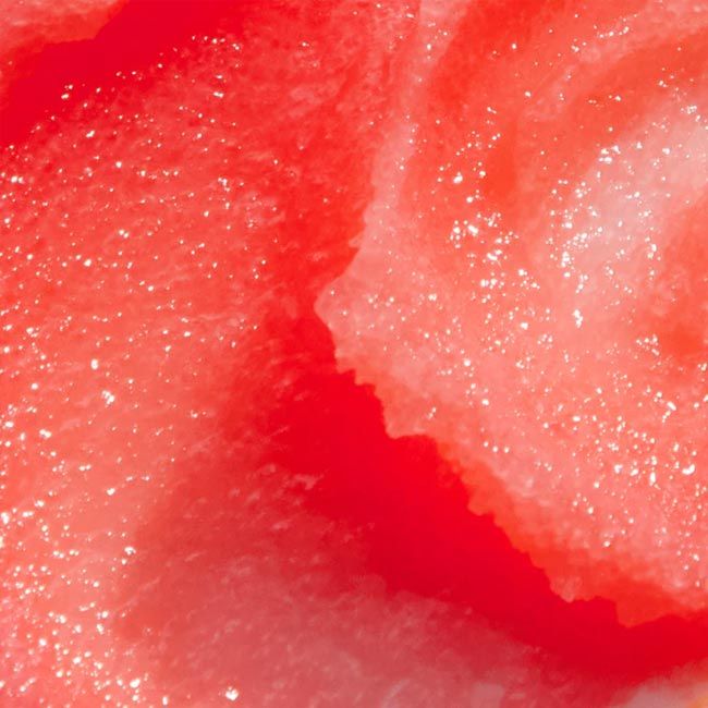 Gommage pour les lèvres NCLA Beauty Watermelon texture