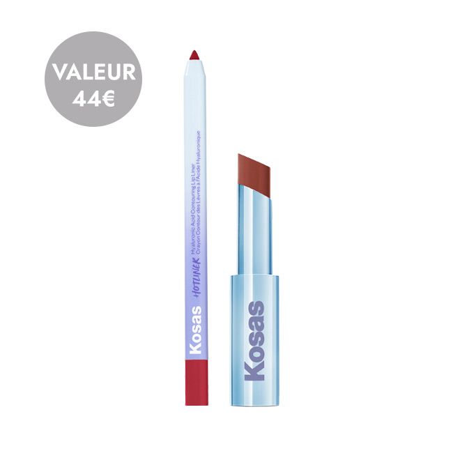 Hotliner lip pencil + Wet Stick tinted lip balm combo