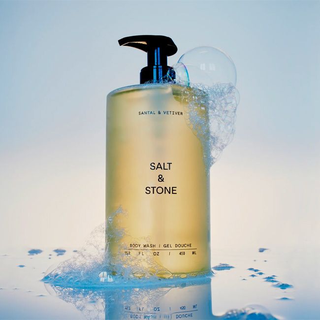 Gel douche naturel Santal Vétiver Salt & Stone beauty