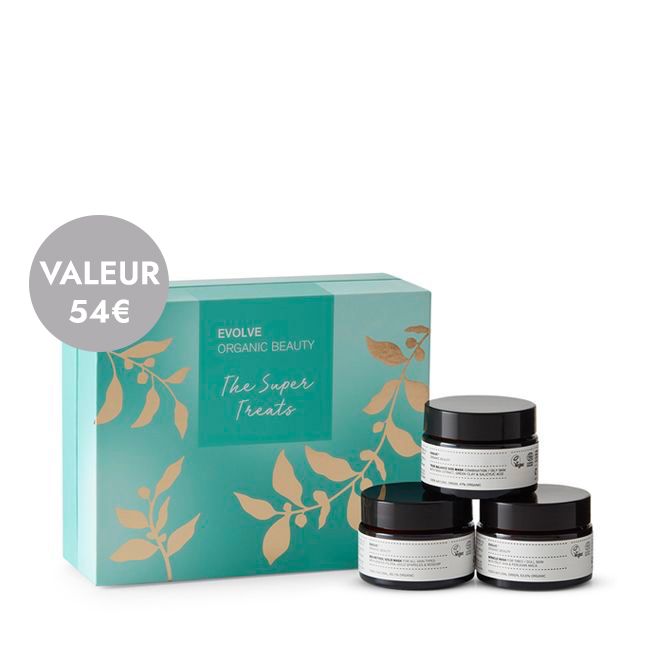 Coffret masque visage The Super Treats Evolve Beauty