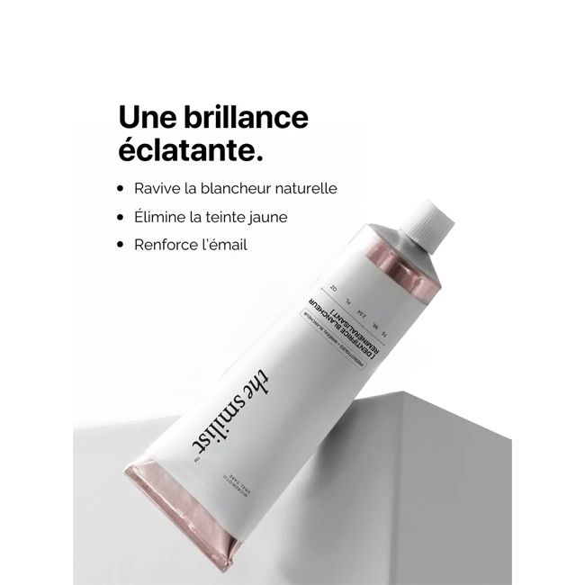 Dentifrice reminéralisant blancheur The Smilist Application