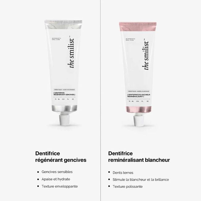 Dentifrice reminéralisant blancheur The Smilist Pack