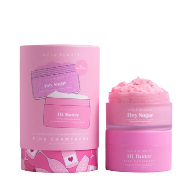 NCLA Beauty's Pink Champagne discovery set   body care Packshot