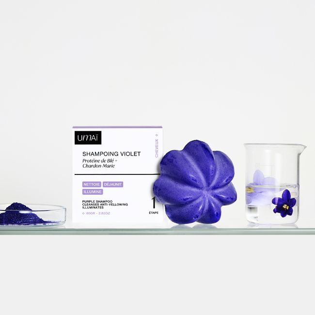 Shampoing naturel violet Umaï Lifestyle