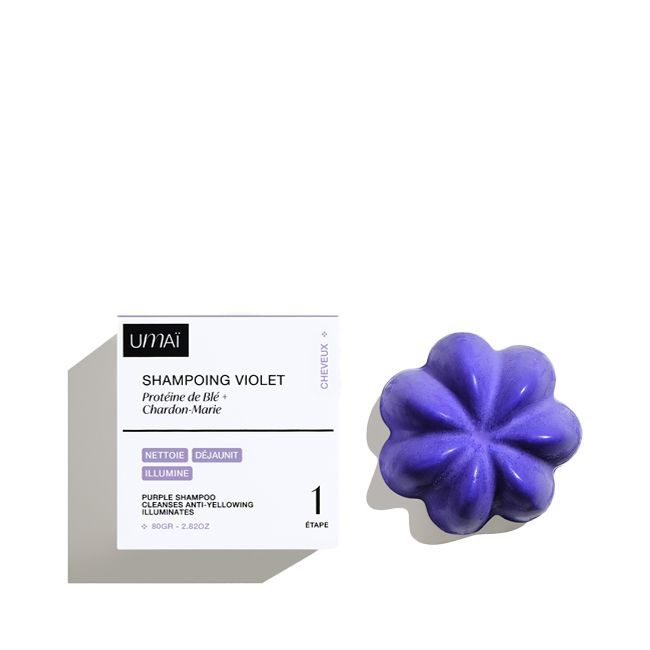 Shampoing naturel violet Umaï Packshot