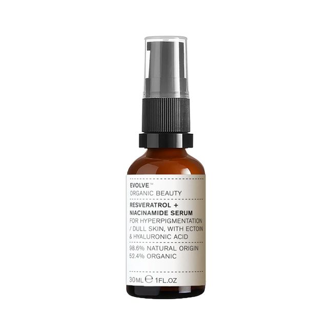 Evolve Beauty's Resveratrol + Niacinamide Organic anti-age lifting serum Packshot