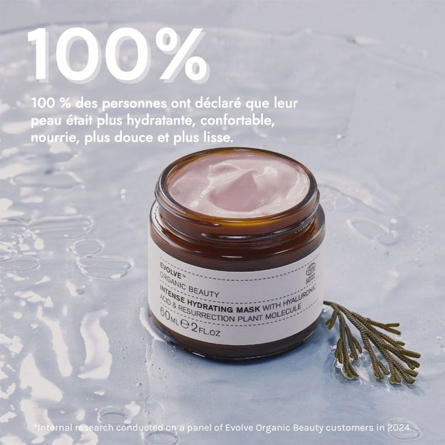 Evolve Beauty's Intense Hydratation natural face Mask Cosmetic