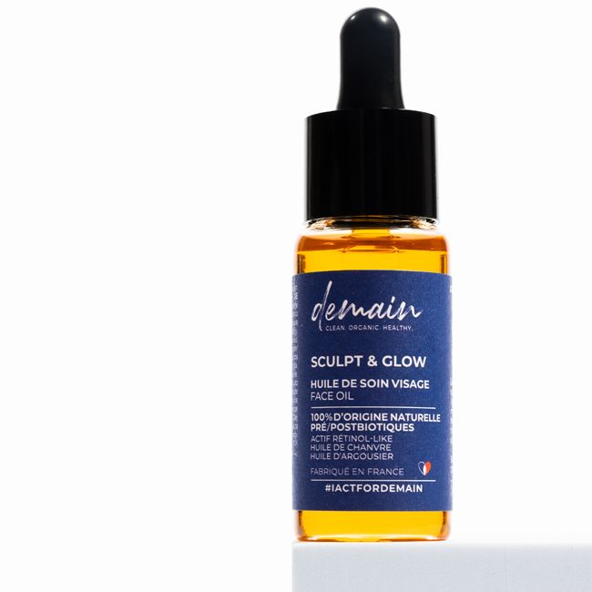 Demain Beauty Sculpt & Glow  treatment oil Packaging