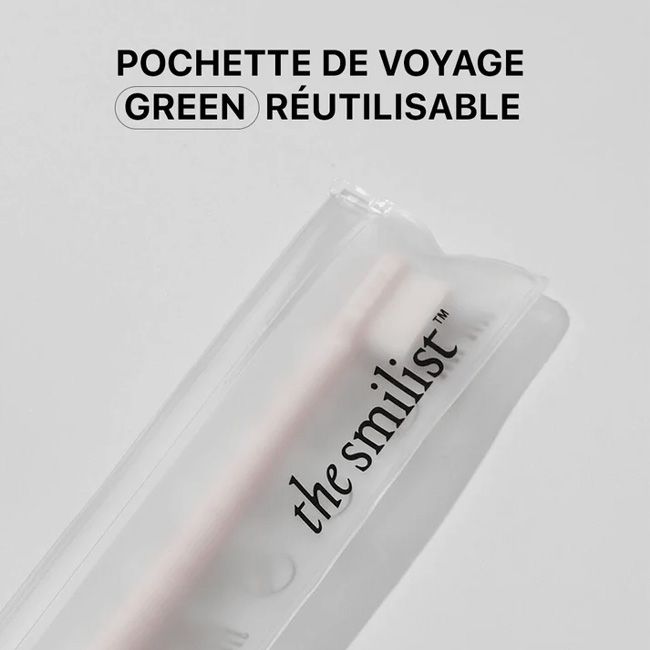 Brosse à dents polissante Rose Pâle The Smilist Packaging