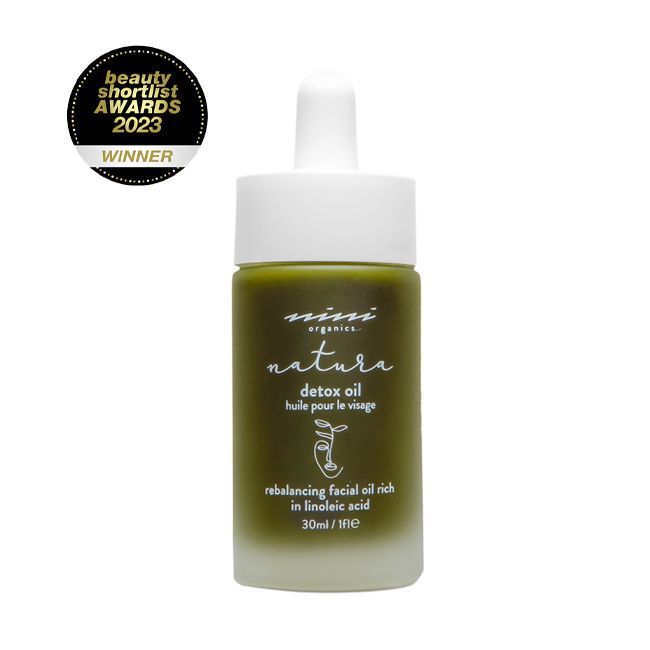 Nini Organics' Natura Detox purifying Natural face oil