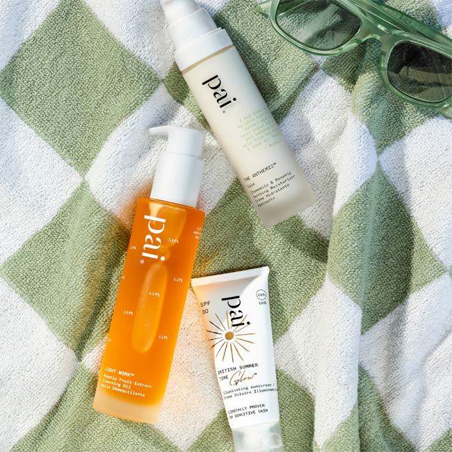 Pai Skincare's British natural Sun Cream Summer Time Glow™ SPF30 Routine