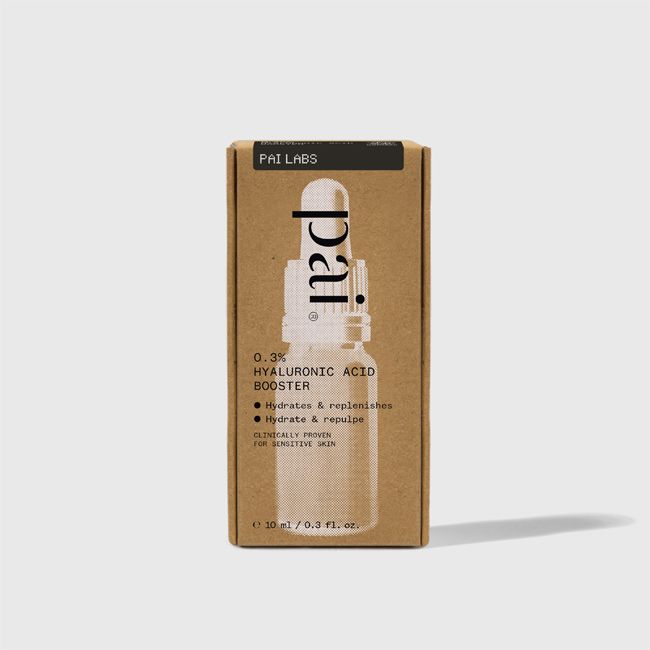 Pai Skincare's natural acide hyaluronique booster Packaging