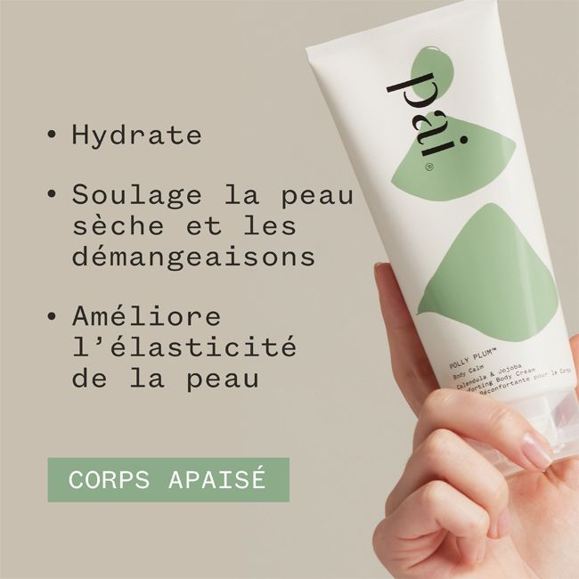 Crème apaisante pour le corps Polly Plum Pai Skincare Bienfaits