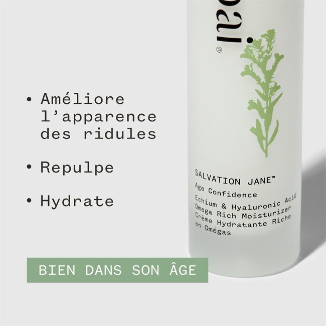 Crème de jour repulpante Salvation Jane Pai Skincare Bienfaits