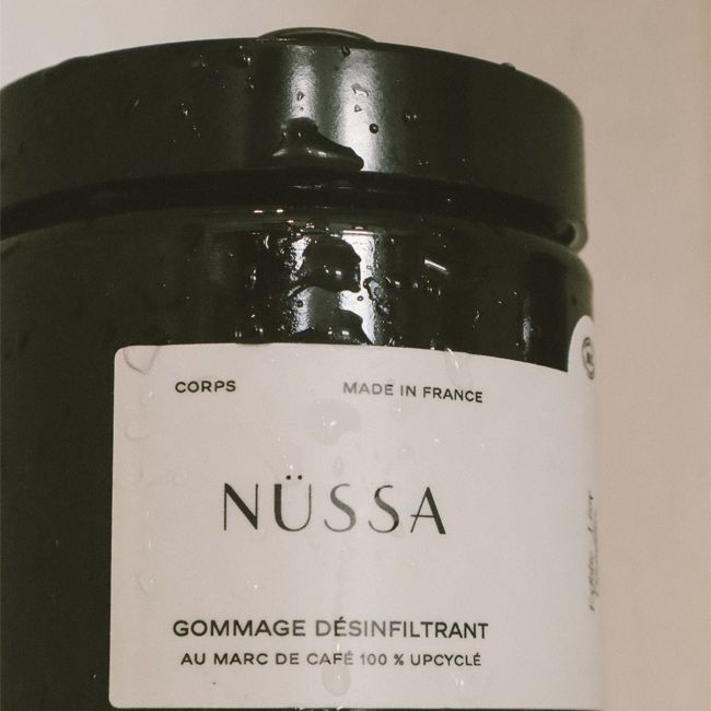 Gommage corps naturel désinfiltrant Nussa Cosmetics Beauté