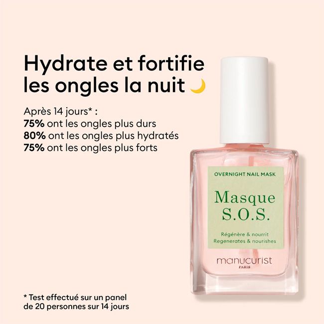 Vernis soin ongles Masque SOS Manucurist Bienfaits