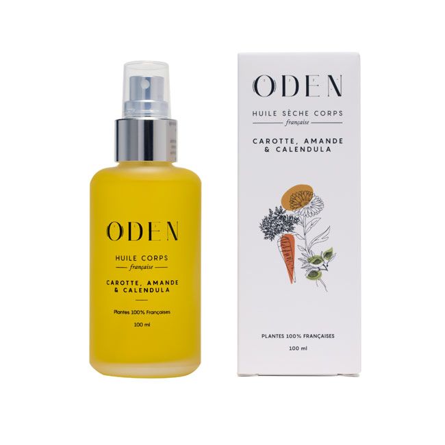 Oden's French Organic Dry Body Oil Packaging