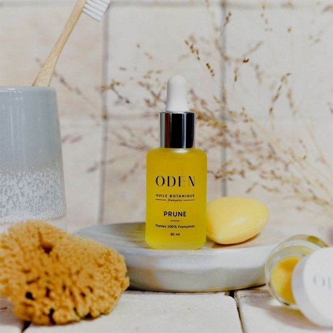 Oden's Natural face oil Botanique Française de Prune Lifestyle