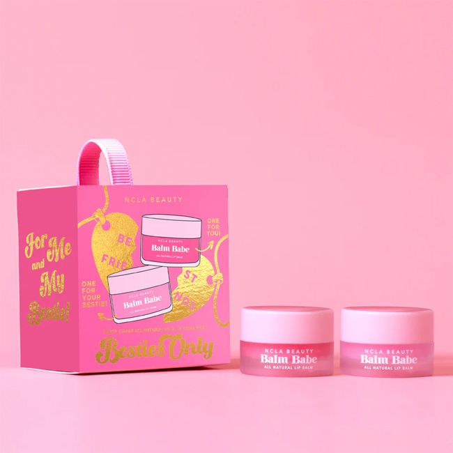 Coffret soin Besties Only Gommage et Baume à lèvres NCLA Beauty Lifestyle