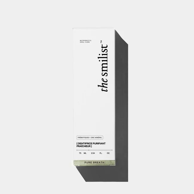 Dentifrice bio Purifiant Fraîcheur The Smilist Packaging