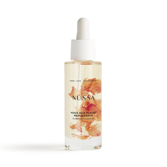 Nussa Cosmetics' Organic Face Oil with Plumping Flowers