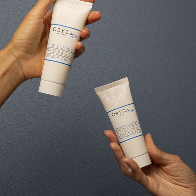 Oryza Lab's Reoxygenating Purifying Mask Duo lifestyle