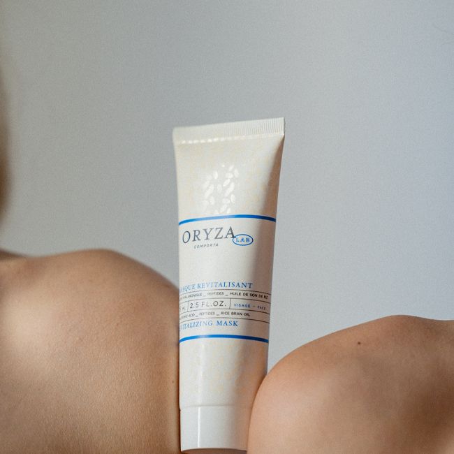 Oryza Lab's Revitalizing Natural Face Mask Cosmetic