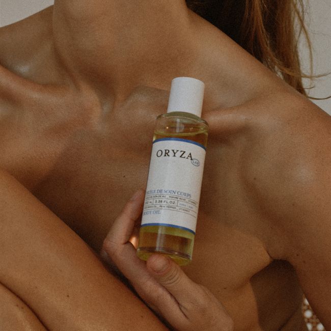 Oryza Lab's organic body oil Beauty