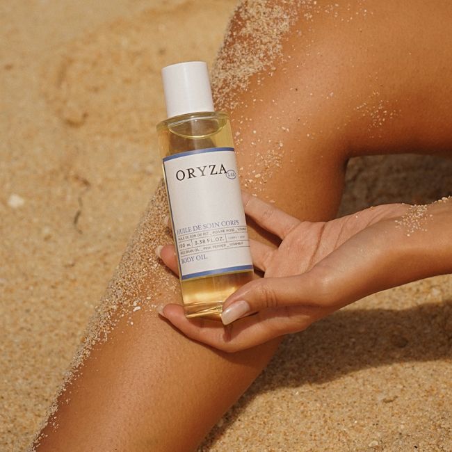 Oryza Lab's organic body oil Pack