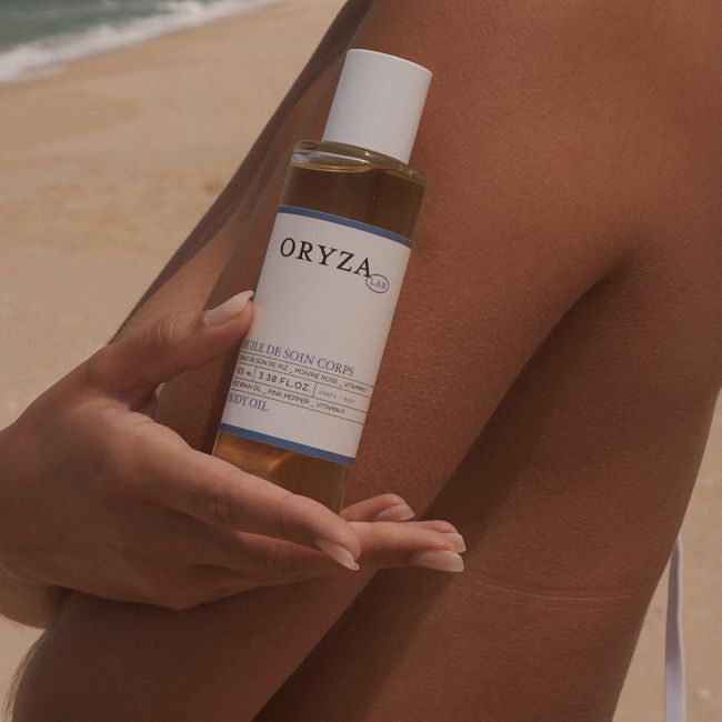 Oryza Lab's organic body oil Shooting