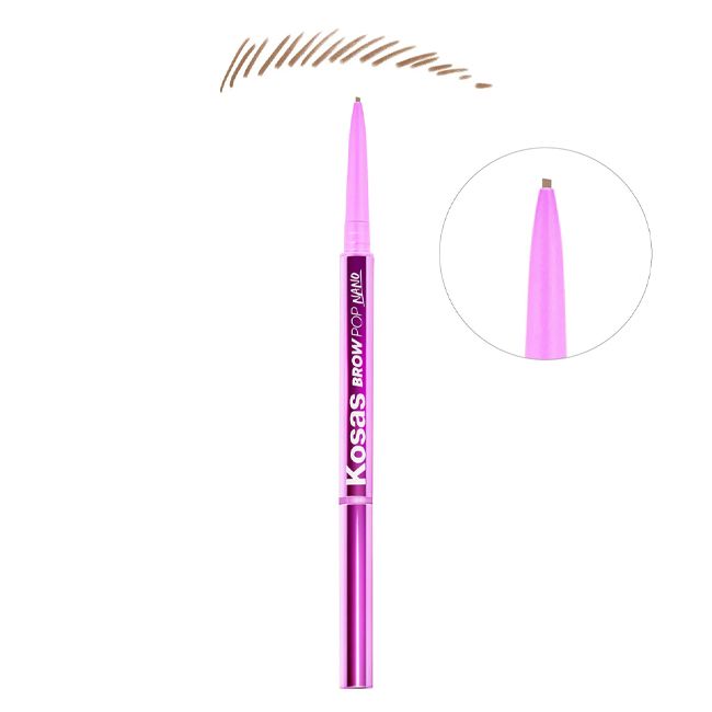 Kosas' 02. Soft Brown Brow Pop Nano eyebrow pencil Makeup