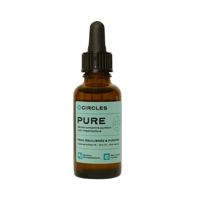 Circles' Pure organic anti-imperfection serum