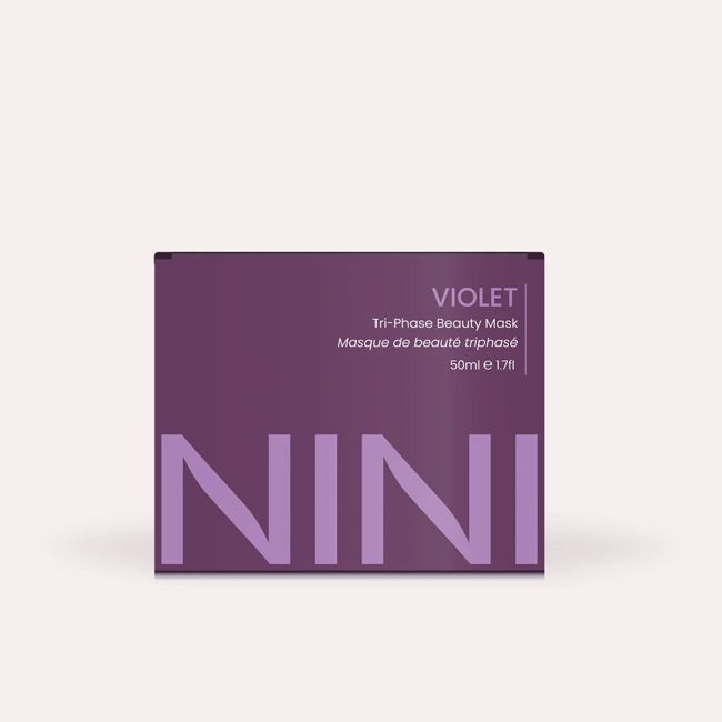 Masque resurfaçant Violet Nini Organics Packaging