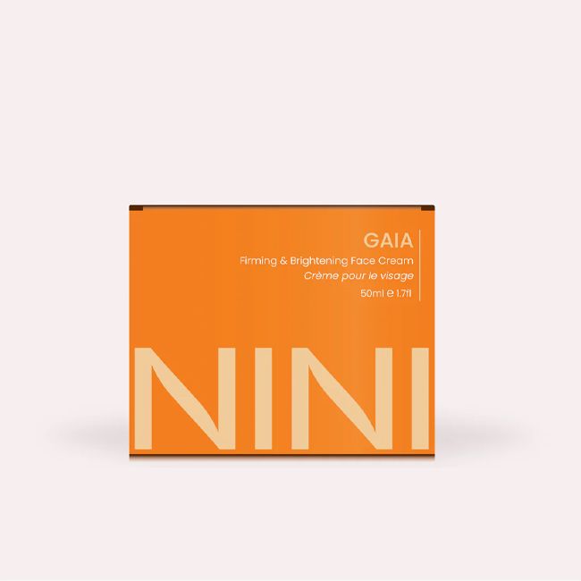 Crème éclat raffermissante Gaia Nini Organics Packaging