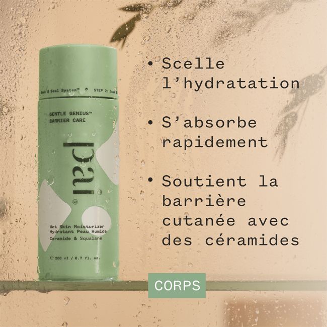 Crème corps bio Hydratant Peau Humide Gentle Genius Barrier Care Pai Skincare  Bienfaits