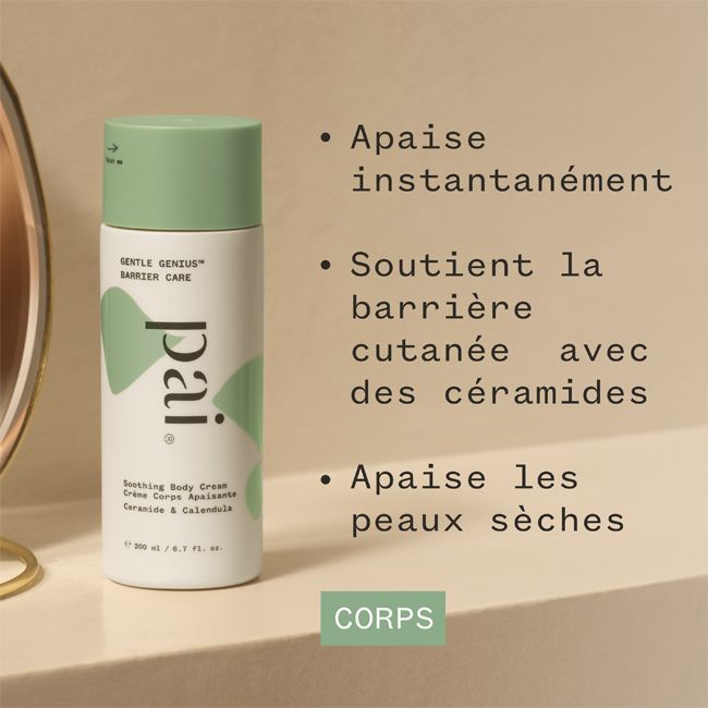 Crème Corps bio Apaisante Gentle Genius Barrier Care Bienfaits