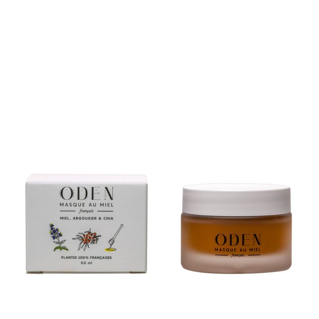 Oden's honey organic face mask Packaging