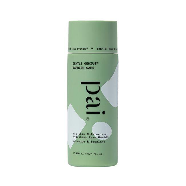 Pai Skincare's Gentle Genius Barrier Care Organic Moisturizing wet skin