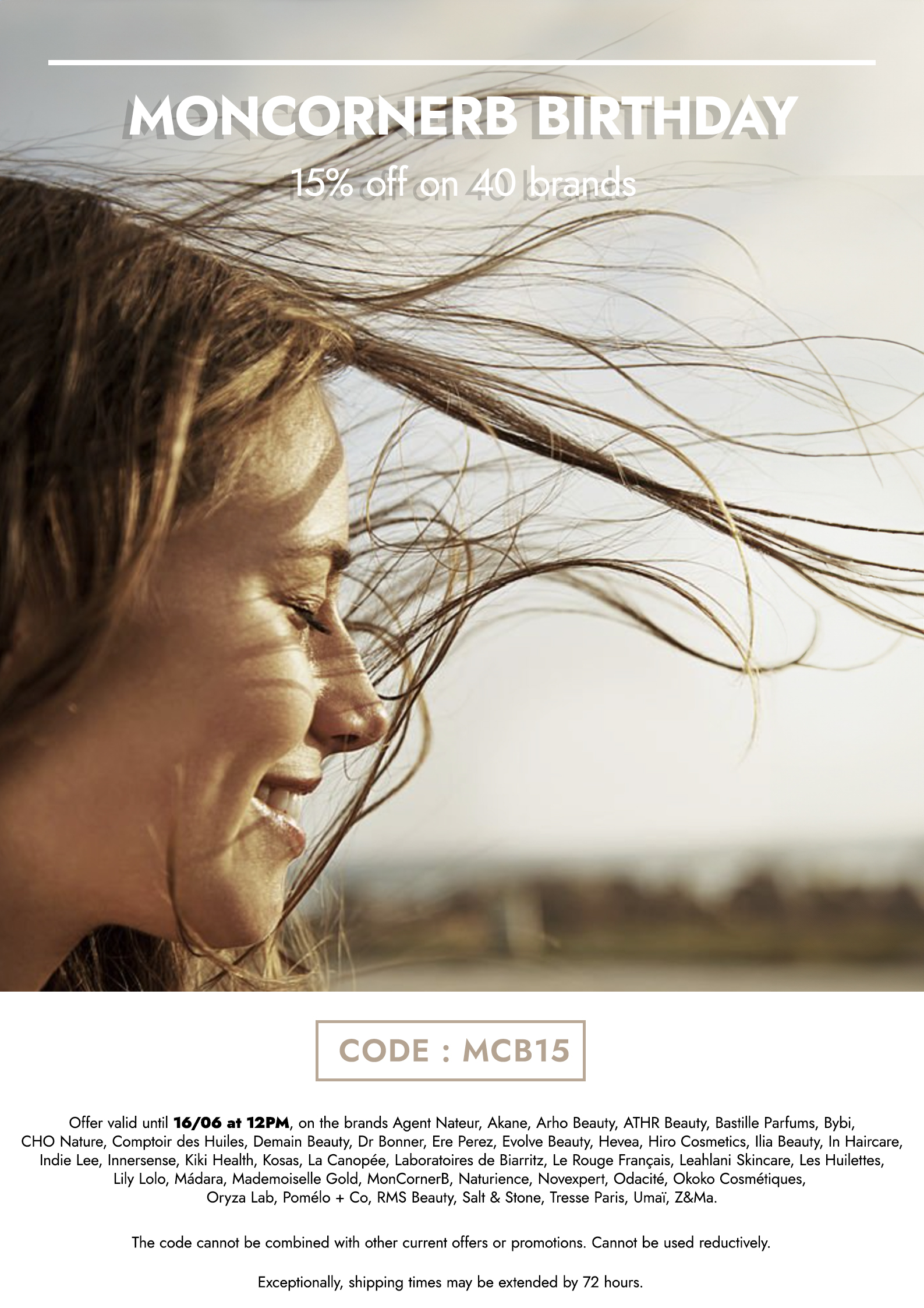 Organic Cosmetic Offer MonCornerB